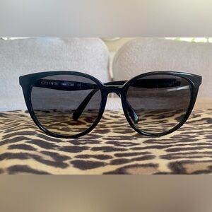 Celine Black Oversized Gradient Lens Sunglasses CL 41068/S